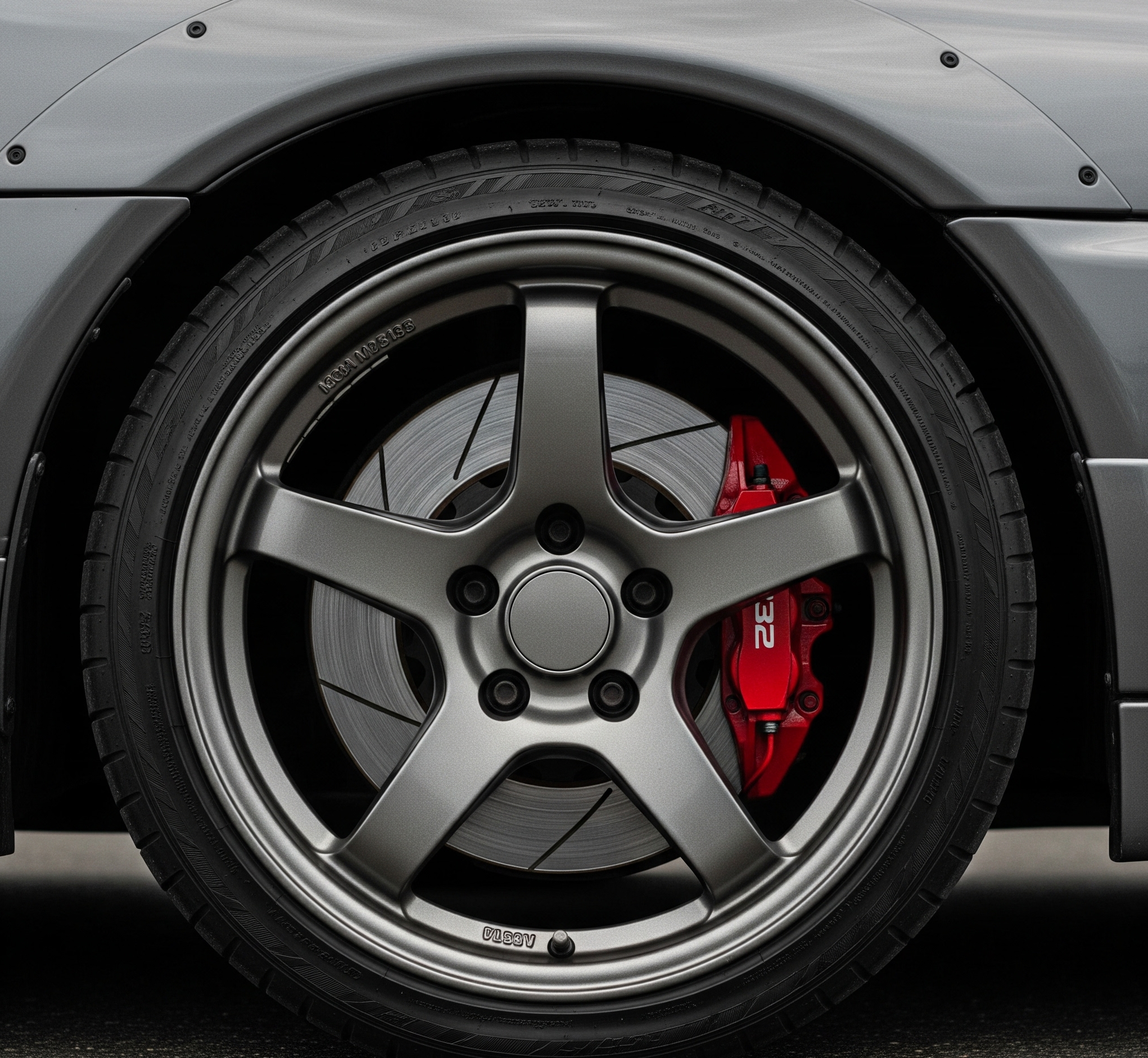 R32 GT-R フェンダーとホイールのクリアランス