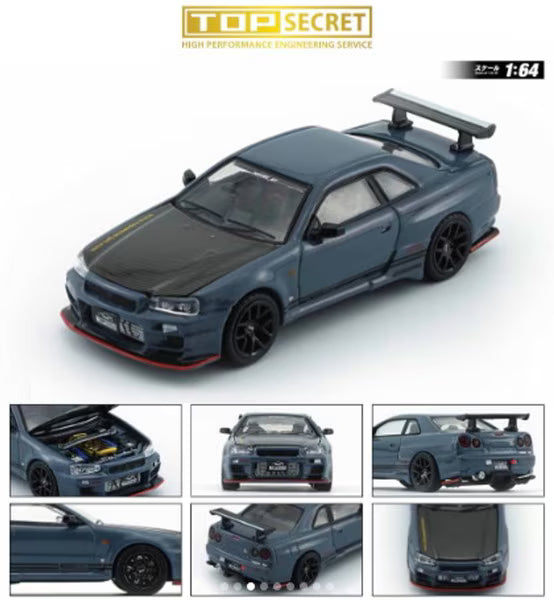 1/64 TOP SECRET BNR 34 ( TAS 26 Special ) 2026 TOKYO AUTO SALON SPECIAL Tokyo Auto Salon 2026 Limited Edition