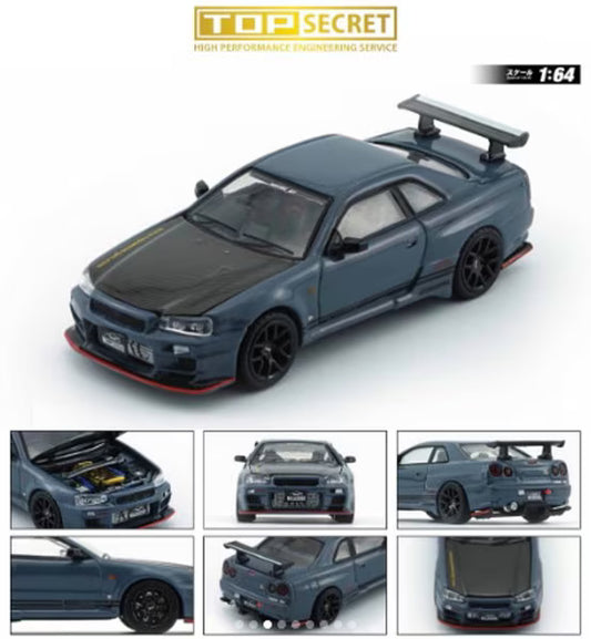 1/64 TOP SECRET BNR 34 ( TAS 26 Special ) 2026 TOKYO AUTO SALON SPECIAL Tokyo Auto Salon 2026 Limited Edition