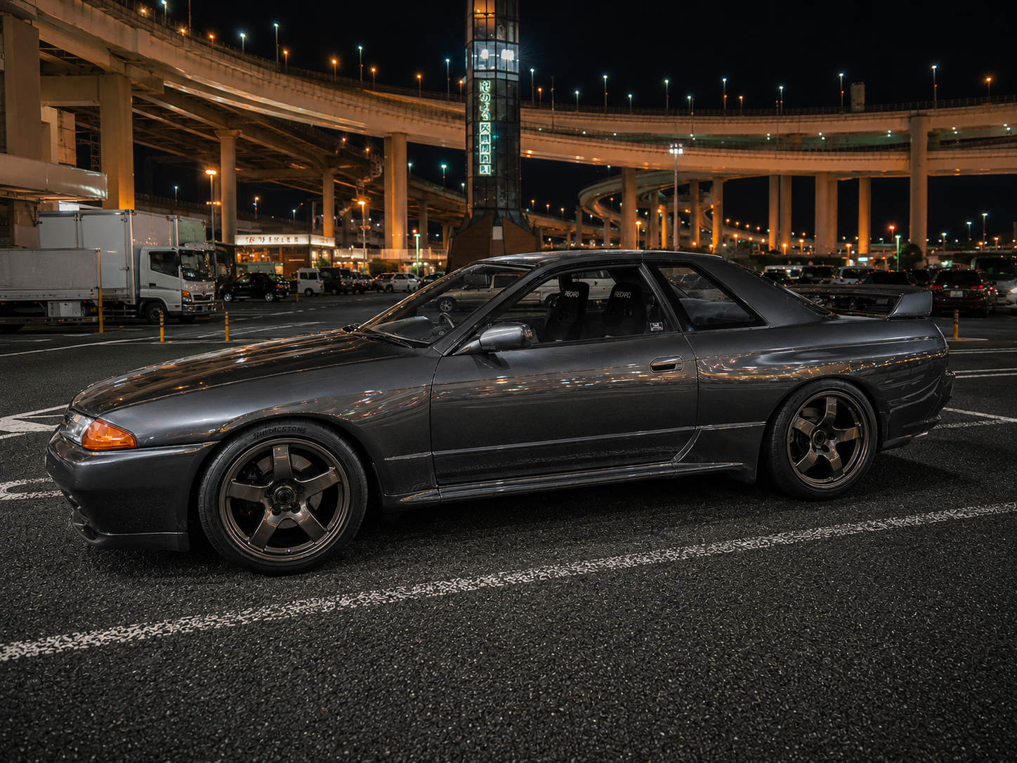 GT-R R32 リプロダクションホイール（大黒埠頭）